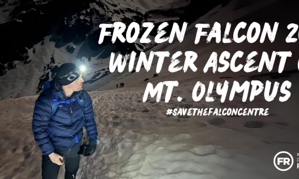 Frozen Falcon - Mt Olympus March 2024