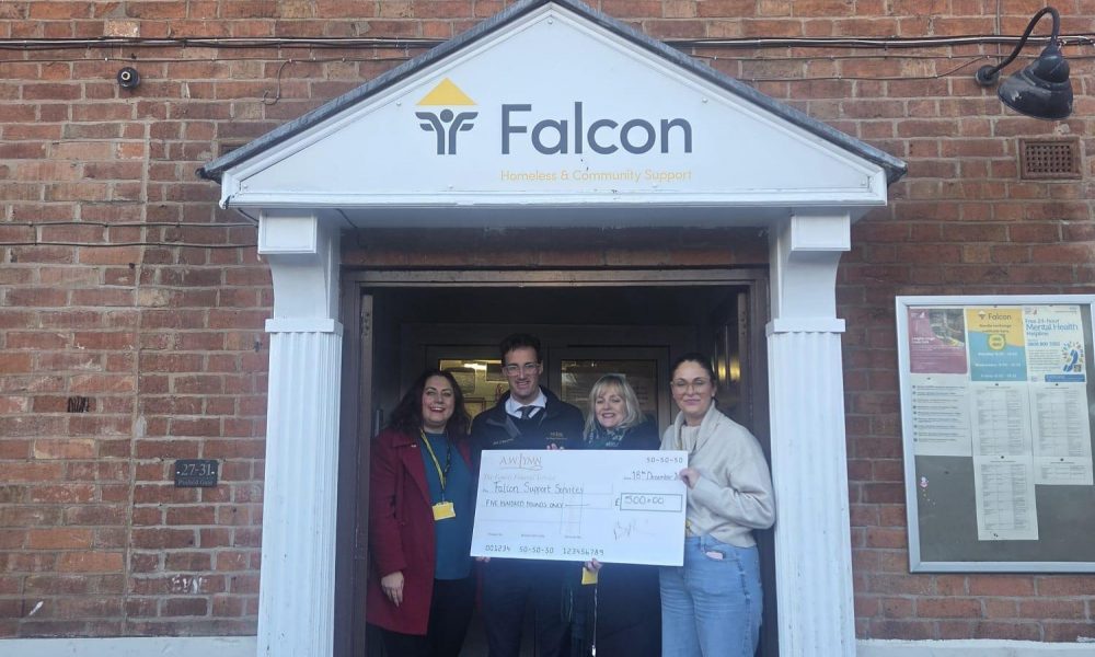 Thank you A.W Lymn who donated £500 from their Centenary Foundation to help the homeless this Christmas